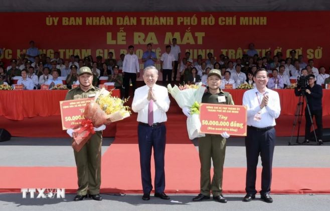 10 min 1 658x420 - Chủ tịch nước Tô Lâm dự lễ ra mắt Lực lượng bảo vệ an ninh, trật tự ở cơ sở