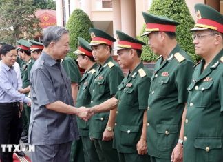 Chủ tịch nước Tô Lâm thăm và làm việc tại Lữ đoàn Công binh 25