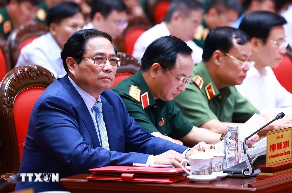 Thủ tướng dự Hội nghị Quân chính toàn quân 6 tháng đầu năm 2024 Thủ tướng dự Hội nghị Quân chính toàn quân 6 tháng đầu năm 2024