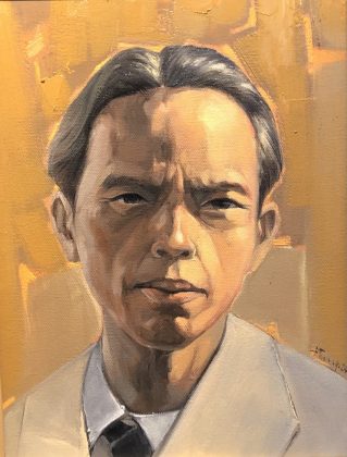 Danh họa Vũ Cao Đ&agrave;m (1908-2000) c&oacute; nhiều s&aacute;ng t&aacute;c t&ocirc;n vinh t&igrave;nh mẫu tử. &Ocirc;ng c&oacute; c&ocirc;ng trong việc t&igrave;m t&ograve;i chất liệu cho tranh lụa v&agrave; sơn dầu, t&igrave;m được c&aacute;ch bồi lụa tr&ecirc;n giấy cứng, gi&uacute;p họa sĩ c&oacute; thể vẽ tr&ecirc;n lụa v&agrave; d&ugrave;ng nhiều m&agrave;u.