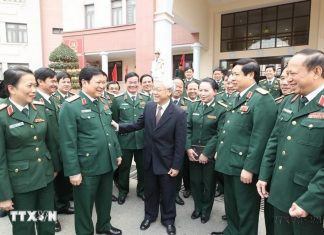 Tổng Bí thư Nguyễn Phú Trọng: Công an và Quân đội là “lá chắn” bảo vệ đất nước