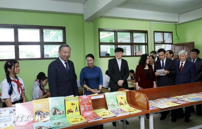 Hoạt động của Chủ tịch nước T&ocirc; L&acirc;m tại L&agrave;o ng&agrave;y 12/7