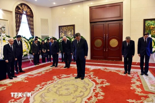 Tổng B&iacute; thư, Chủ tịch Trung Quốc Tập Cận B&igrave;nh viếng Tổng B&iacute; thư Nguyễn Ph&uacute; Trọng