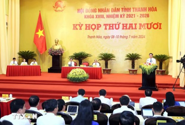 Quang cảnh kỳ họp.