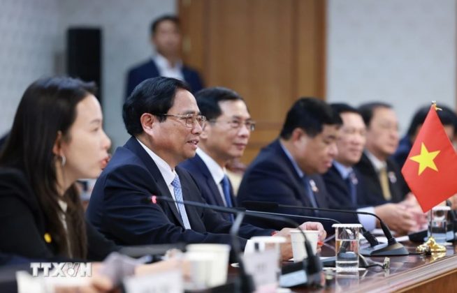 5 min 7 654x420 - Thủ tướng Phạm Minh Chính hội đàm với Thủ tướng Hàn Quốc Han Duck Soo