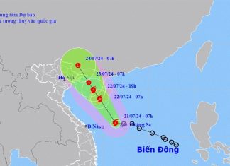Áp thấp nhiệt đới đã mạnh lên thành bão số 2