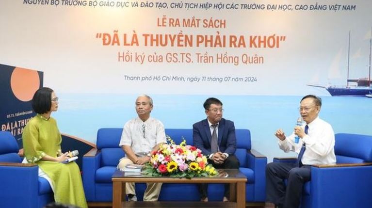 Ra mắt hồi ký 'Đã là thuyền phải ra khơi' của cố GS-TS Trần Hồng Quân