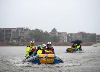 Mưa lũ ảnh hưởng đến trên 1,5 triệu người ở Trung Quốc