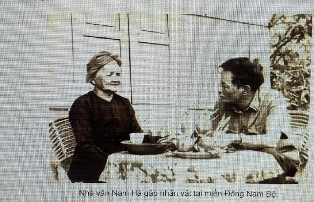 Nhà văn Nam Hà gặp nhân vật tại miền đông nam bộ