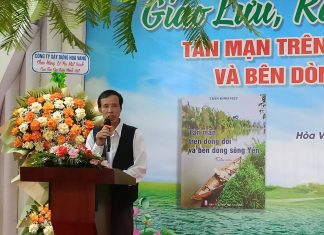Đà Nẵng: Ra mắt tập sách “Tản mạn trên dòng đời và bên dòng sông Yên” Tác giả Trần Đình Việt phát biểu tại buổi ra mắt sách