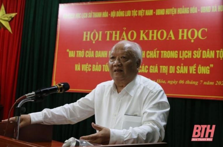 PGS.TS Nguyễn Minh Tường (Viện Sử học) làm rõ hơn về sự nghiệp ngoại giao của danh nhân Lưu Đình Chất