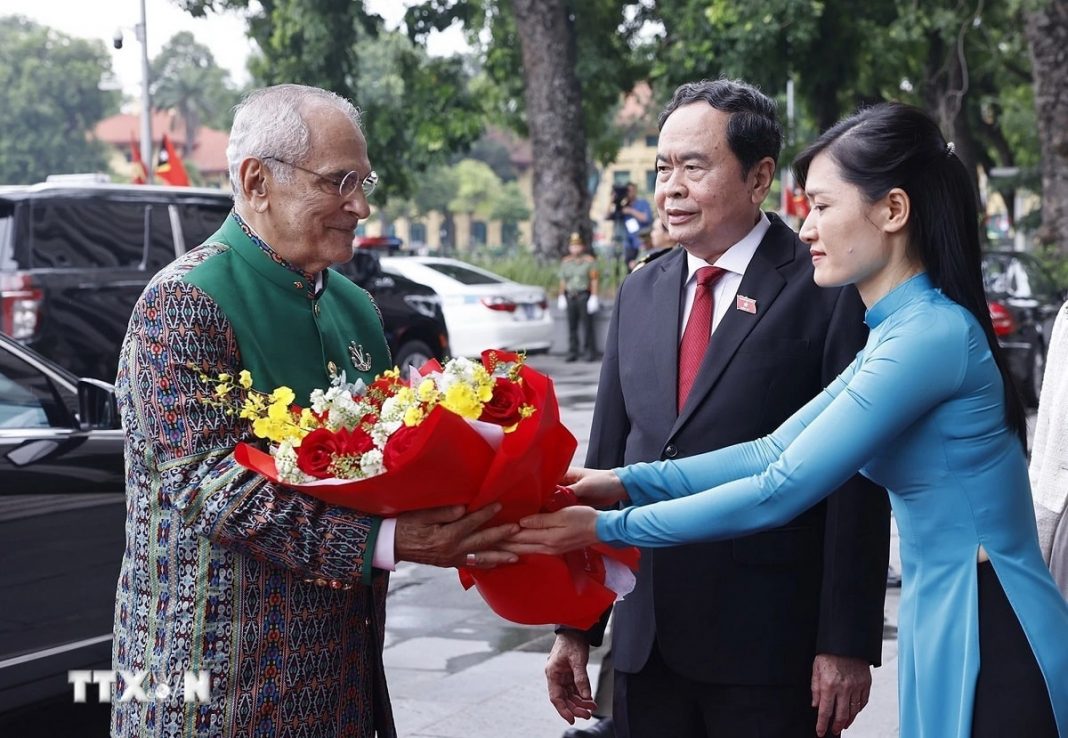 Chủ tịch Quốc hội Trần Thanh Mẫn hội kiến Tổng thống Timor-Leste