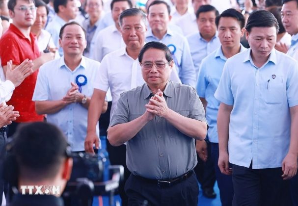 Thủ tướng dự Lễ kh&aacute;nh th&agrave;nh Dự &aacute;n đường d&acirc;y 500kV mạch 3