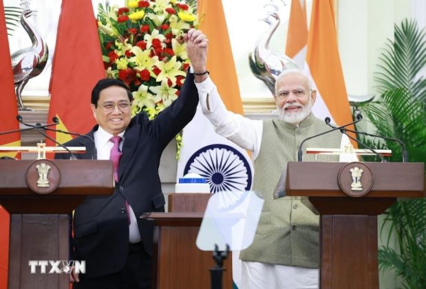 10 min 2 619x420 - Thủ tướng Phạm Minh Chính hội đàm với Thủ tướng Ấn Độ Narendra Modi