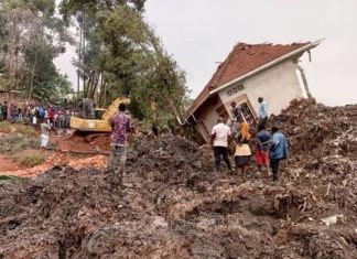19 người tử vong do sạt lở đất ở Uganda