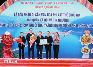 Nghi lễ Tết Xíp xí của người Thái trắng là Di sản Văn hóa Phi vật thể Quốc gia