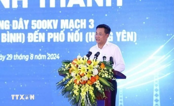 &Ocirc;ng L&ecirc; Ngọc Quang, Tổng Gi&aacute;m đốc Đ&agrave;i Truyền h&igrave;nh Việt Nam ph&aacute;t biểu.