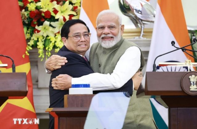 9 min 3 639x420 - Thủ tướng Phạm Minh Chính hội đàm với Thủ tướng Ấn Độ Narendra Modi