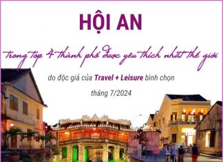Hội An nằm trong top 4 thành phố được yêu thích nhất thế giới