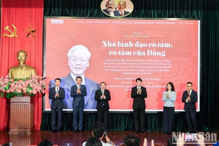 Khai truong Trang thong tin dac biet min - Khai trương Trang thông tin đặc biệt 'Tổng Bí thư Nguyễn Phú Trọng - Nhà lãnh đạo có tâm, có tầm của Đảng'