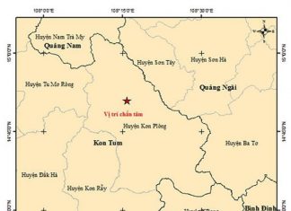 Kon Tum lại xảy ra động đất, có trận mạnh 4.2 độ richter