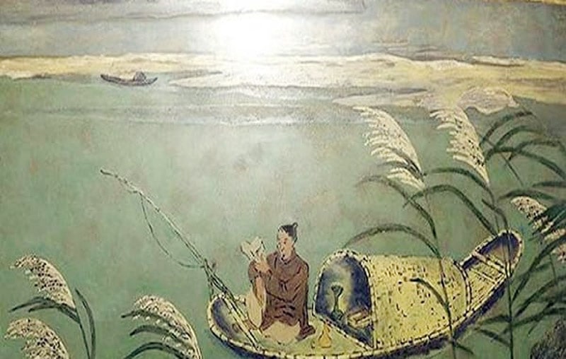 Hình ảnh ngư ông câu cá.