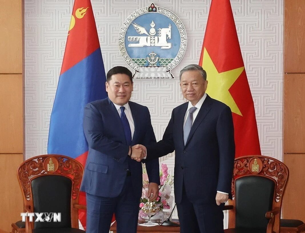 Tổng Bí thư, Chủ tịch nước Tô Lâm hội kiến Thủ tướng Mông Cổ