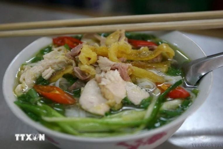 Phở gà Lâm ở phố Nam Ngư, Hà Nội.