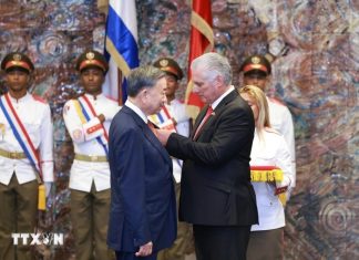 Tổng Bí thư, Chủ tịch nước Tô Lâm nhận Huân chương Jose Marti