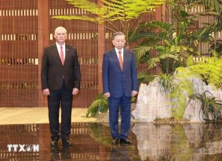 Hình ảnh lễ đón chính thức Tổng Bí thư, Chủ tịch nước Tô Lâm tại Cuba