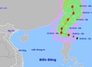 Bão Krathon giật trên cấp 17 có ảnh hưởng đến đất liền nước ta?