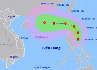 Bão Yagi đang hướng vào Biển Đông, khả năng đạt cường độ rất mạnh