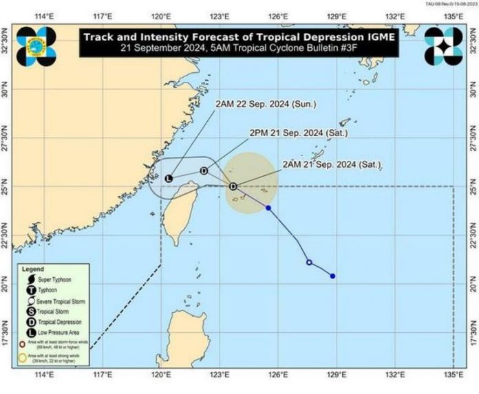 Philippines thông tin về áp thấp nhiệt đới mới