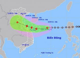 Thời tiết ngày 18/9: Áp thấp nhiệt đới có khả năng mạnh lên thành bão trong 24 giờ tới