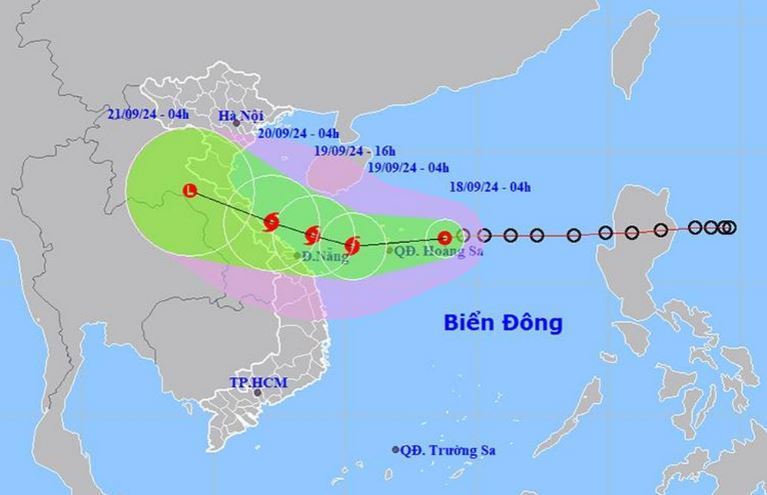 Thời tiết ngày 18/9: Áp thấp nhiệt đới có khả năng mạnh lên thành bão trong 24 giờ tới