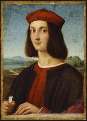 Ch&acirc;n dung của Đức Hồng Y trẻ tuổi Ippolito d&rsquo;Este, danh họa Raphael,Italy