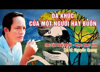 Dạ Khúc Của Một Người hay buồn – Thơ Tần Hoài Dạ Vũ – Nhạc Ngọc Bích