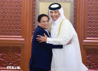 Thủ tướng Phạm Minh Chính hội kiến Chủ tịch Quốc hội Qatar Thủ tướng Phạm Minh Chính hội kiến Chủ tịch Quốc hội Qatar