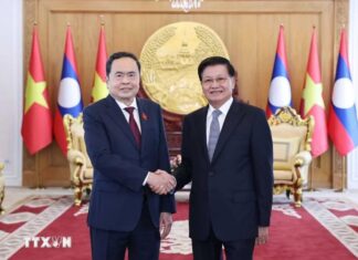 Chủ tịch Quốc hội Trần Thanh Mẫn hội kiến Tổng Bí thư, Chủ tịch nước CHDCND Lào Chủ tịch Quốc hội Trần Thanh Mẫn hội kiến Tổng Bí thư, Chủ tịch nước CHDCND Lào