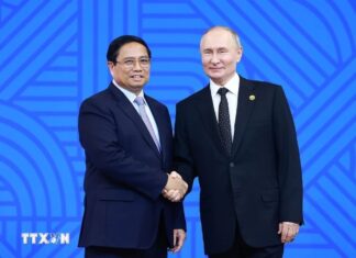 Thủ tướng dự lễ đón, chiêu đãi do Tổng thống Nga Vladimir Putin chủ trì Thủ tướng dự lễ đón, chiêu đãi do Tổng thống Nga Vladimir Putin chủ trì