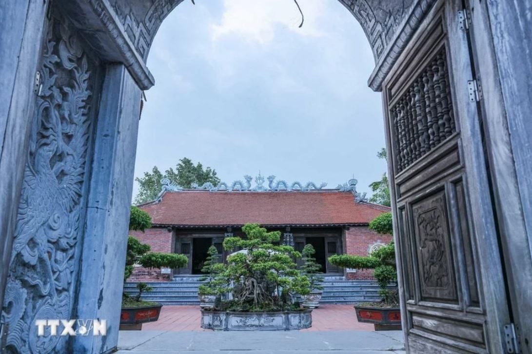 Đền thờ Đức vương Ngô Quyền. (Ảnh: Hoàng Hiếu/ TTXVN)