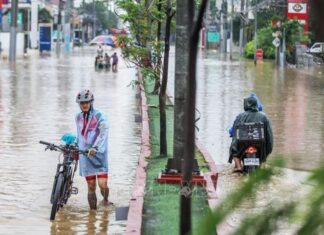 Bão Trami gây ngập lụt và mất điện diện rộng tại Philippines Bão Trami gây ngập lụt và mất điện diện rộng tại Philippines