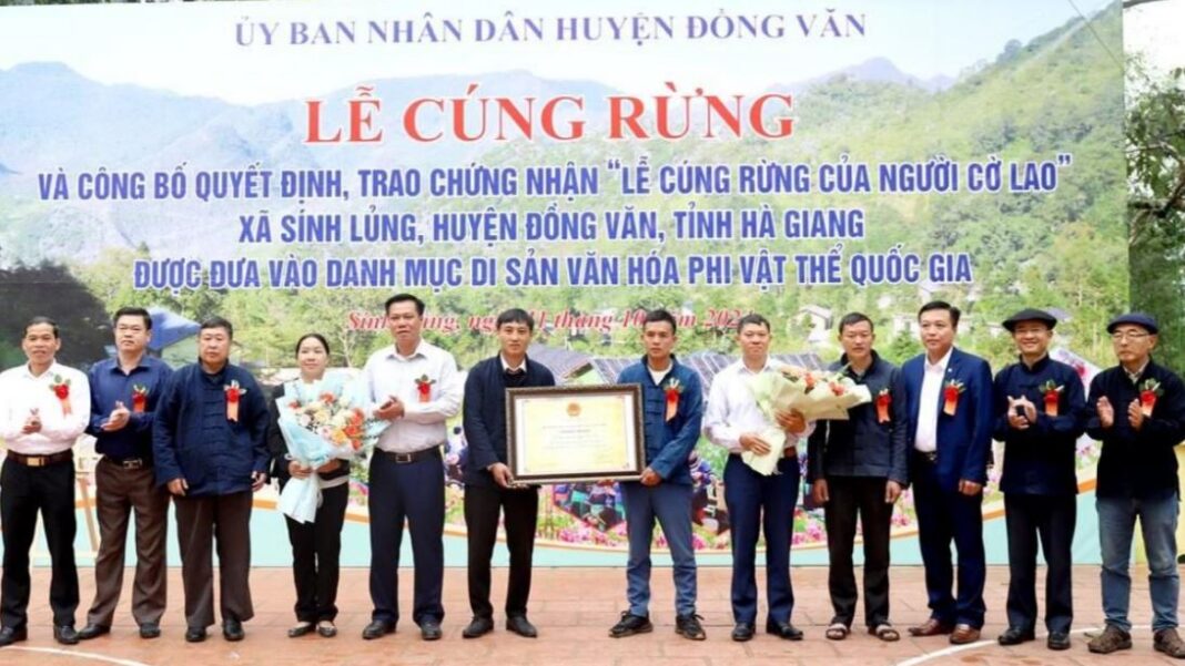 Phát huy giá trị Di sản Văn hóa phi vật thể Lễ cúng Rừng của người Cờ Lao