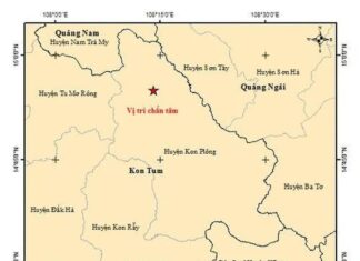 Kon Tum hứng 6 trận động đất trong chưa đầy 1 giờ