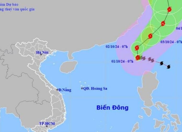 Siêu bão Krathon giật hơn cấp 17 trên Biển Đông có ảnh hưởng đến Việt Nam?