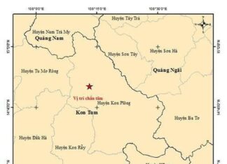 Kon Tum liên tục động đất mạnh