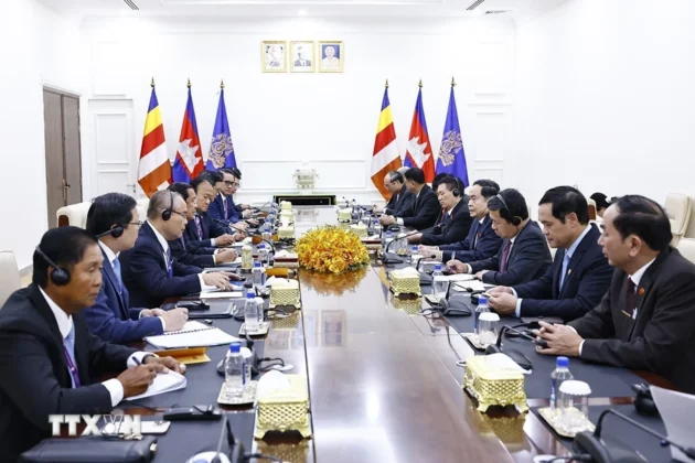 Quang cảnh cuộc hội kiến.