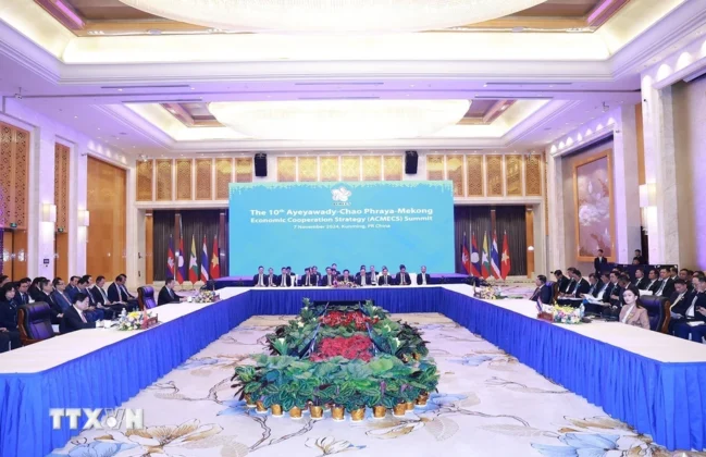 Hội nghị ACMECS lần thứ 10 tại th&agrave;nh phố C&ocirc;n Minh, tỉnh V&acirc;n Nam (Trung Quốc).