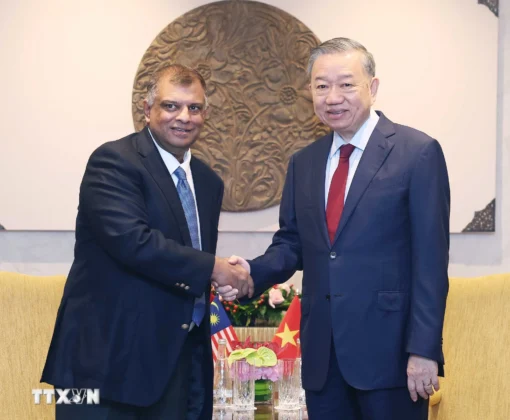 Tổng B&iacute; thư T&ocirc; L&acirc;m tiếp &ocirc;ng Tony Femandes, Tổng gi&aacute;m đốc điều h&agrave;nh Tập đo&agrave;n Capital A.