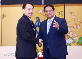 Thủ tướng Phạm Minh Chính gặp Thủ tướng Lào và Chủ tịch Ngân hàng Phát triển châu Á Thủ tướng Phạm Minh Chính gặp Thủ tướng Lào và Chủ tịch Ngân hàng Phát triển châu Á